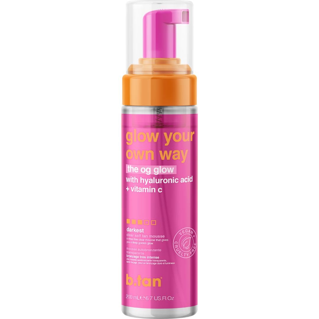 Foto 2 pulgar | Espuma Autobronceadora B.tan Clear Glow Your Own Way, 200 Ml - Venta Internacional.