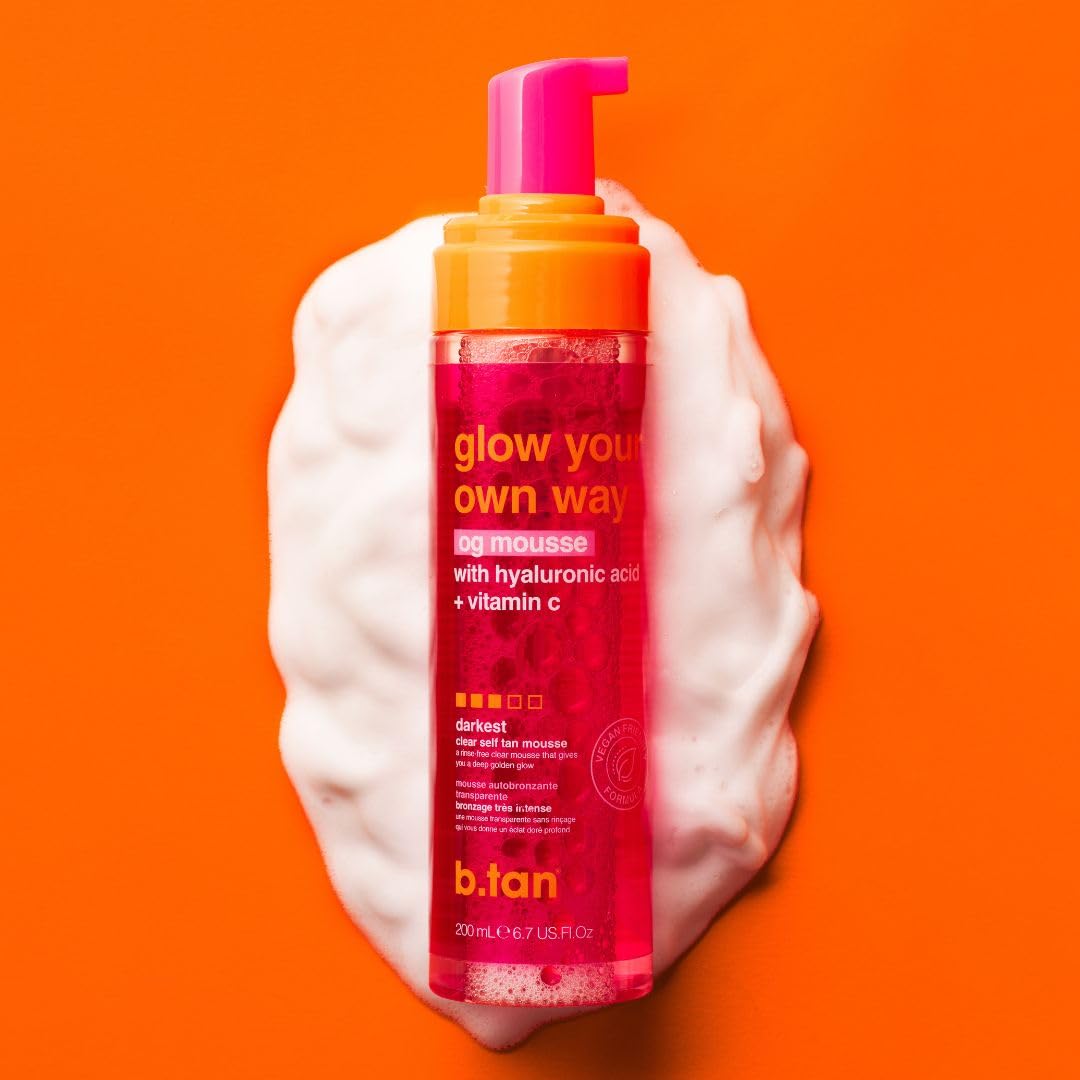 Foto 7 pulgar | Espuma Autobronceadora B.tan Clear Glow Your Own Way, 200 Ml - Venta Internacional.