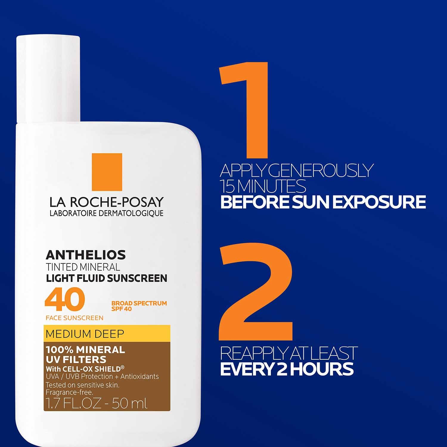 Foto 6 | Protector Solar La Roche-posay Anthelios Con Color Spf 40 50 Ml - Venta Internacional.
