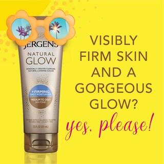 Foto 5 | Crema Hidratante Jergens Natural Glow + Reafirmante, 220 Ml, De Color Medio A Bronceado - Venta Internacional.