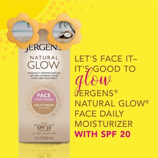 Foto 3 | Crema Hidratante Jergens Natural Glow Face Spf 20 60 Ml Fair-medium - Venta Internacional.