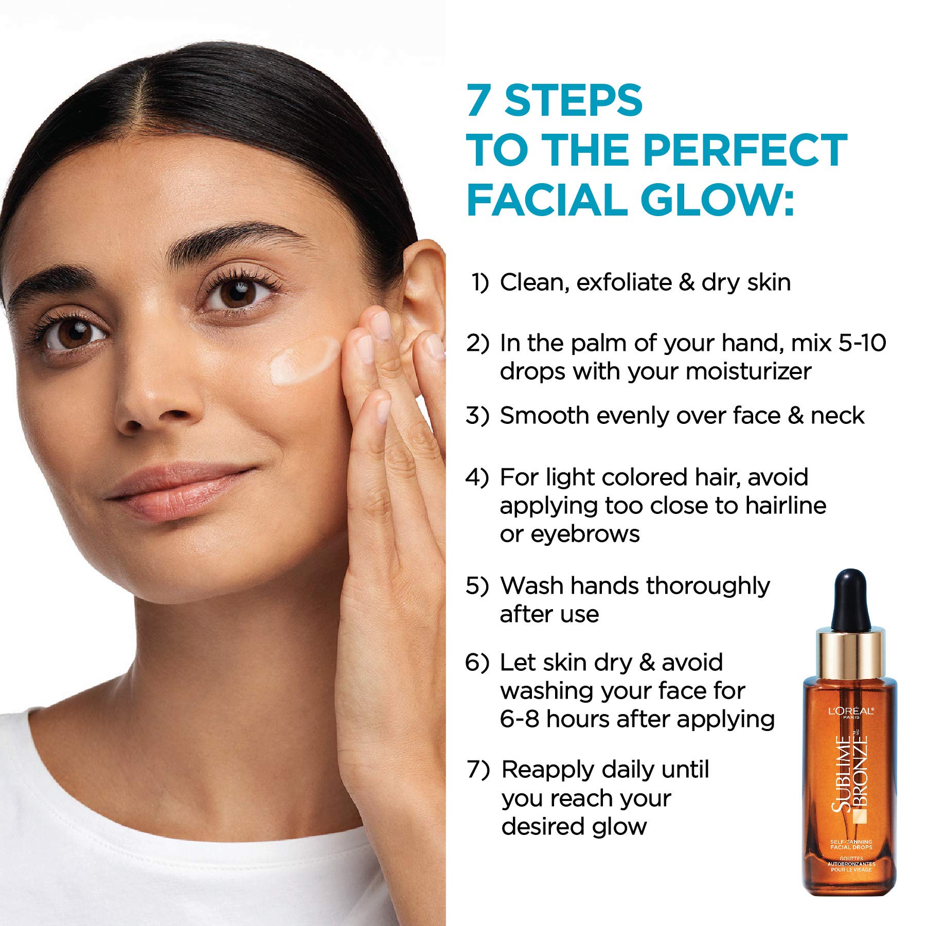 Foto 7 pulgar | Gotas Faciales Autobronceadoras L'oreal Paris Sublime Bronze - Venta Internacional.