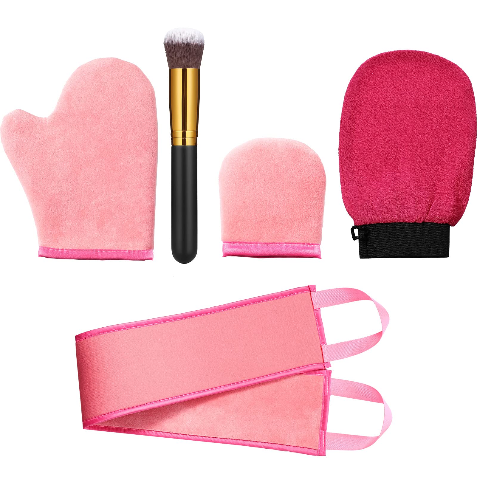 Kit Aplicador De Guantes Autobronceadores Boao, 5 Piezas (rosa) - Venta Internacional. $579