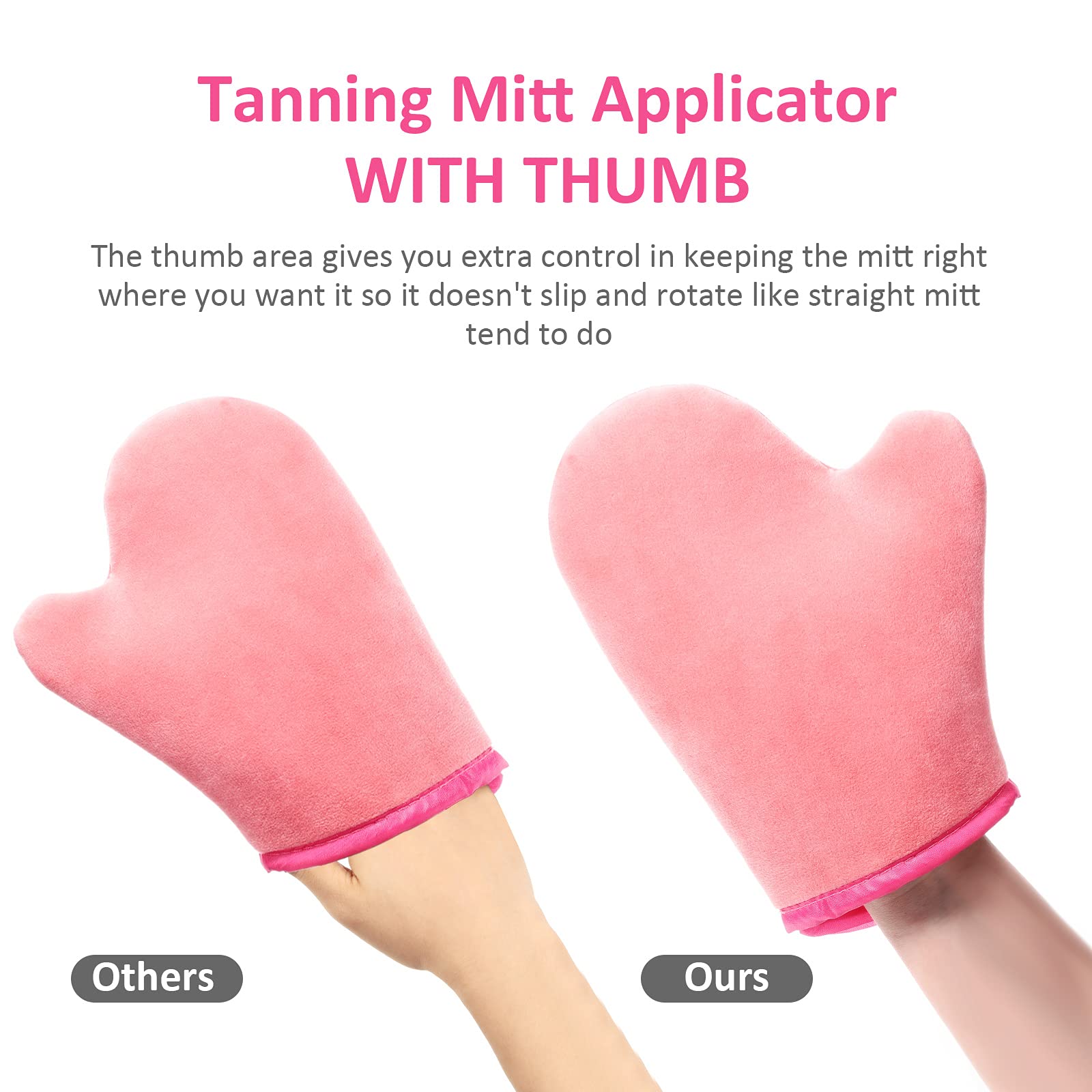 Foto 5 pulgar | Kit Aplicador De Guantes Autobronceadores Boao, 5 Piezas (rosa) - Venta Internacional.