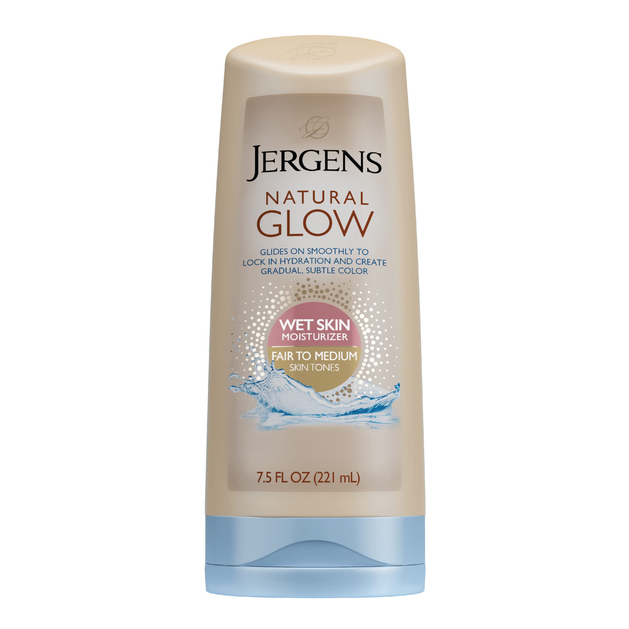 Foto 2 pulgar | Loción De Ducha Jergens Natural Glow Para Piel Clara A Mediana, 220 Ml - Venta Internacional.