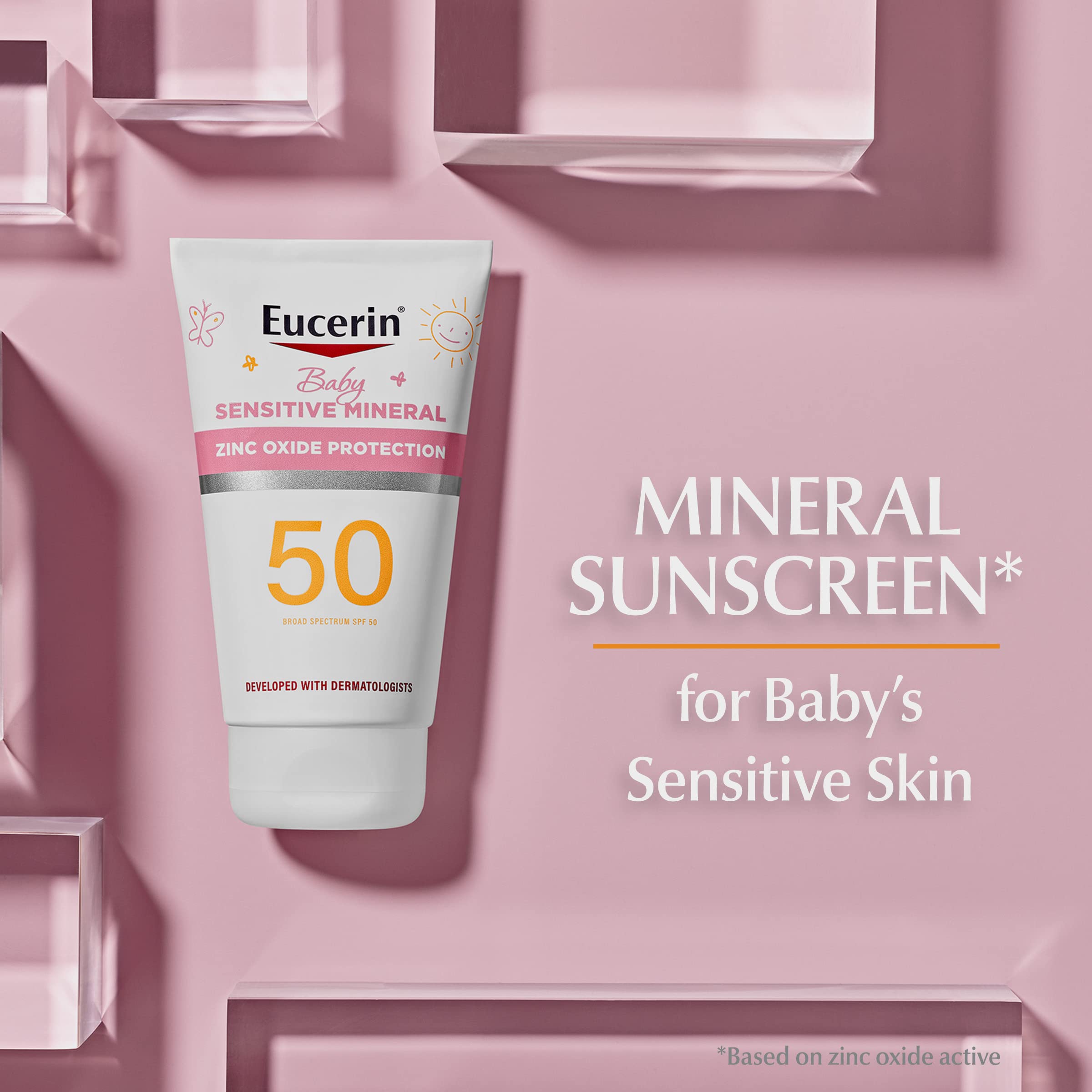 Foto 3 pulgar | Protector Solar Eucerin Sun Sensitive Mineral Baby Spf 50 120 Ml - Venta Internacional.