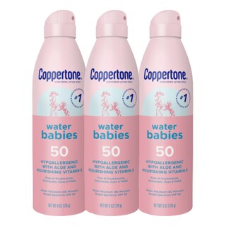Foto 1 | Loción De Protección Solar En Aerosol Coppertone Water Babies Spf 50 180 Ml - Venta Internacional.