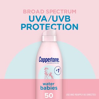 Foto 2 | Loción De Protección Solar En Aerosol Coppertone Water Babies Spf 50 180 Ml - Venta Internacional.