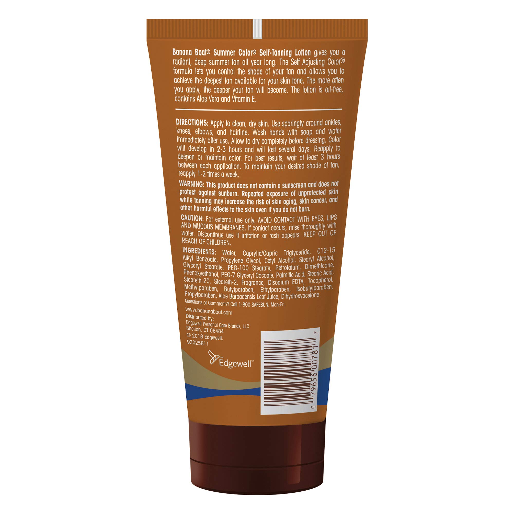 Foto 3 pulgar | Loción Autobronceadora Banana Boat Summer Color Deep Dark 177ml - Venta Internacional.