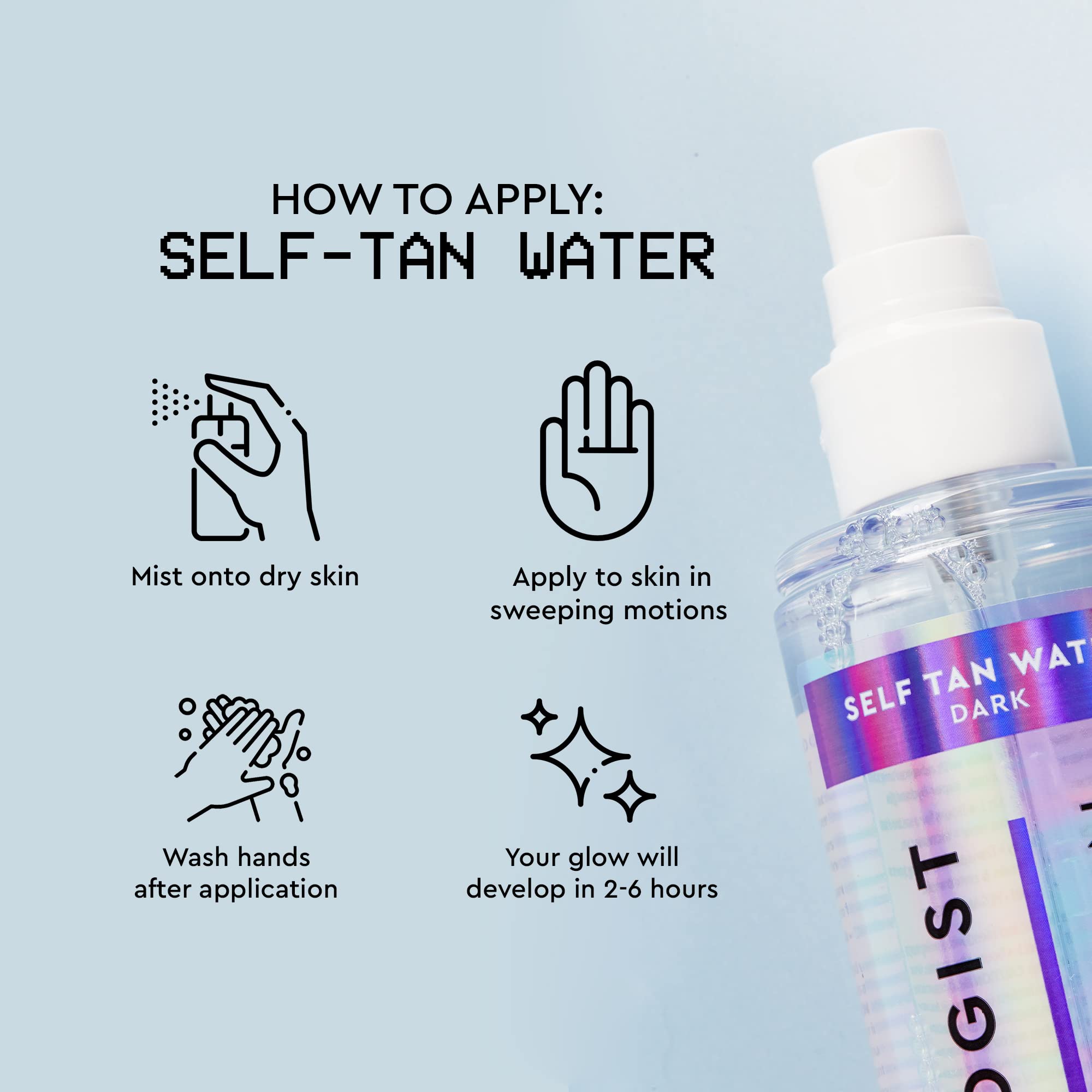 Foto 8 pulgar | Agua Autobronceadora Tanologist Express, 200 Ml, Tamaño Mediano - Venta Internacional.