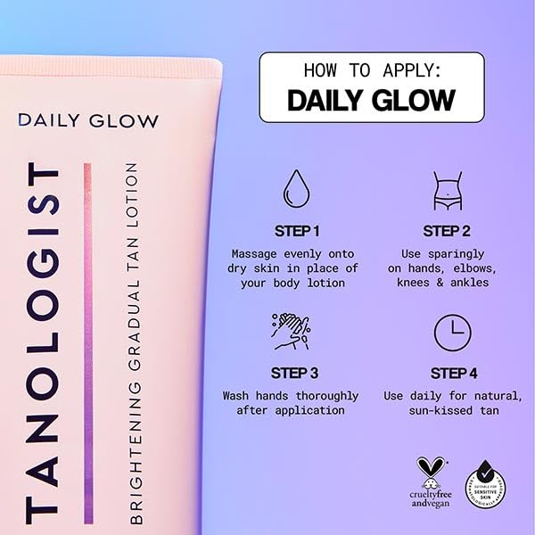 Foto 6 pulgar | Loción Corporal Glow Tanologist Brightening Daily Light-medium, 250 Ml - Venta Internacional.