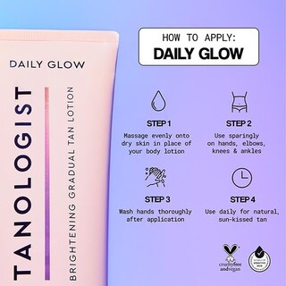 Foto 5 | Loción Corporal Glow Tanologist Brightening Daily Light-medium, 250 Ml - Venta Internacional.