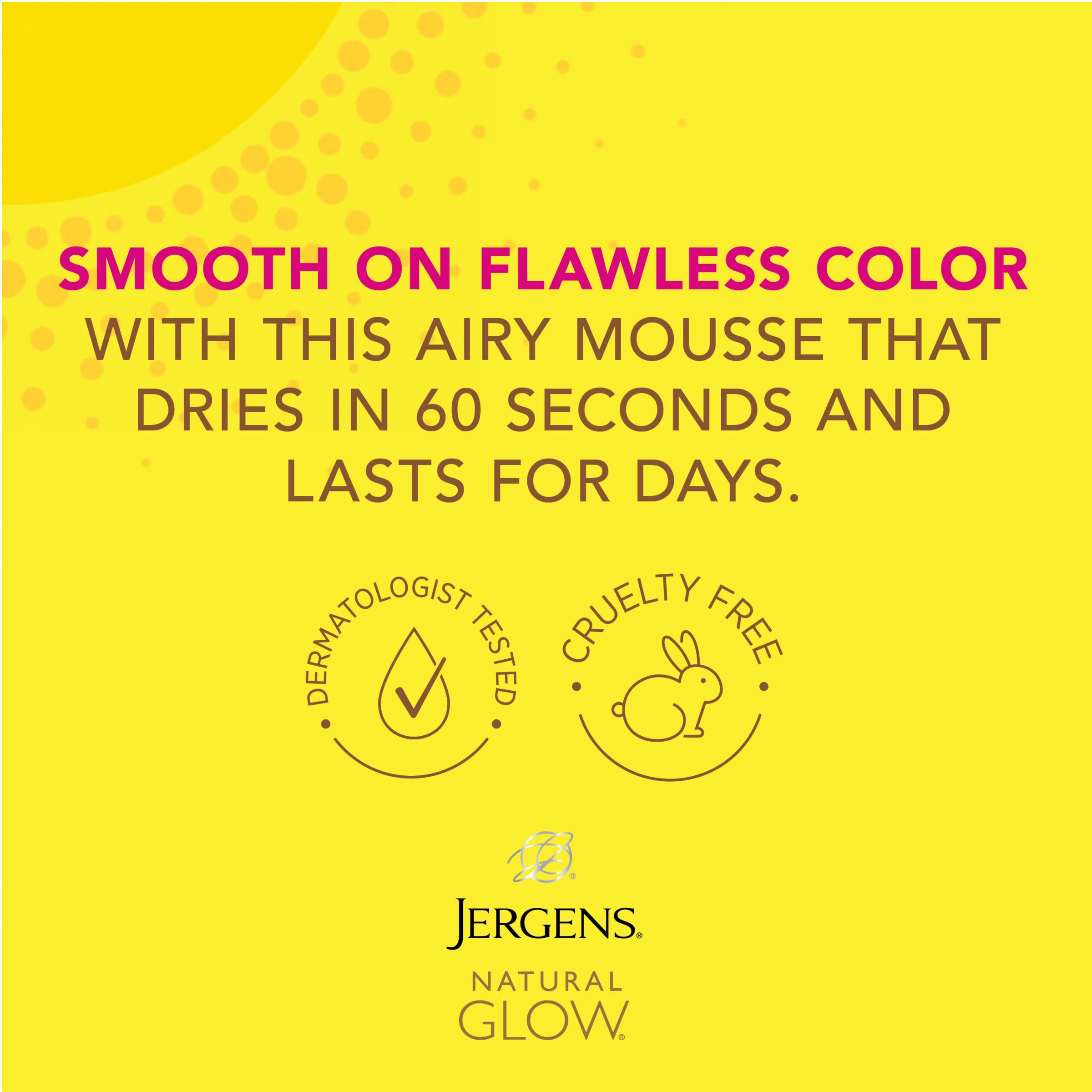 Foto 7 pulgar | Mousse Corporal De Sol Instantáneo Self Tanner Jergens Natural Glow, 180 Ml - Venta Internacional.