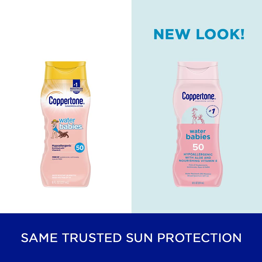 Foto 3 pulgar | Loción De Protección Solar Coppertone Waterbabies Spf 50 Para Bebés, 240 Ml - Venta Internacional.
