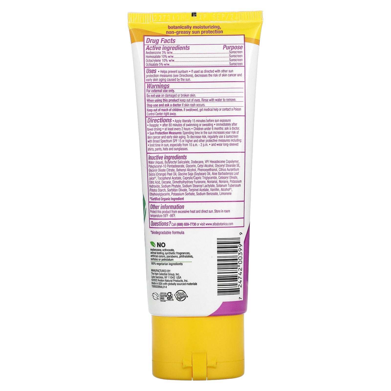 Foto 3 pulgar | Loción De Protección Solar Alba Botanica Kids Spf 50, Frutas Tropicales, 89 Ml - Venta Internacional.