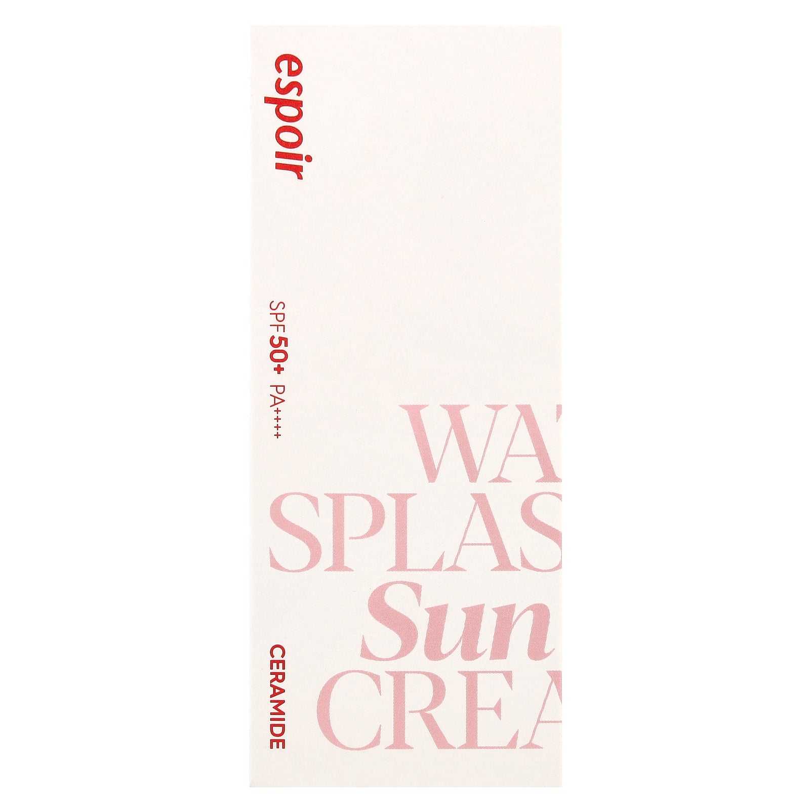 Foto 3 pulgar | Crema Solar Espoir Water Splash Ceramide Spf 50+ Pa++++ 60 Ml - Venta Internacional.