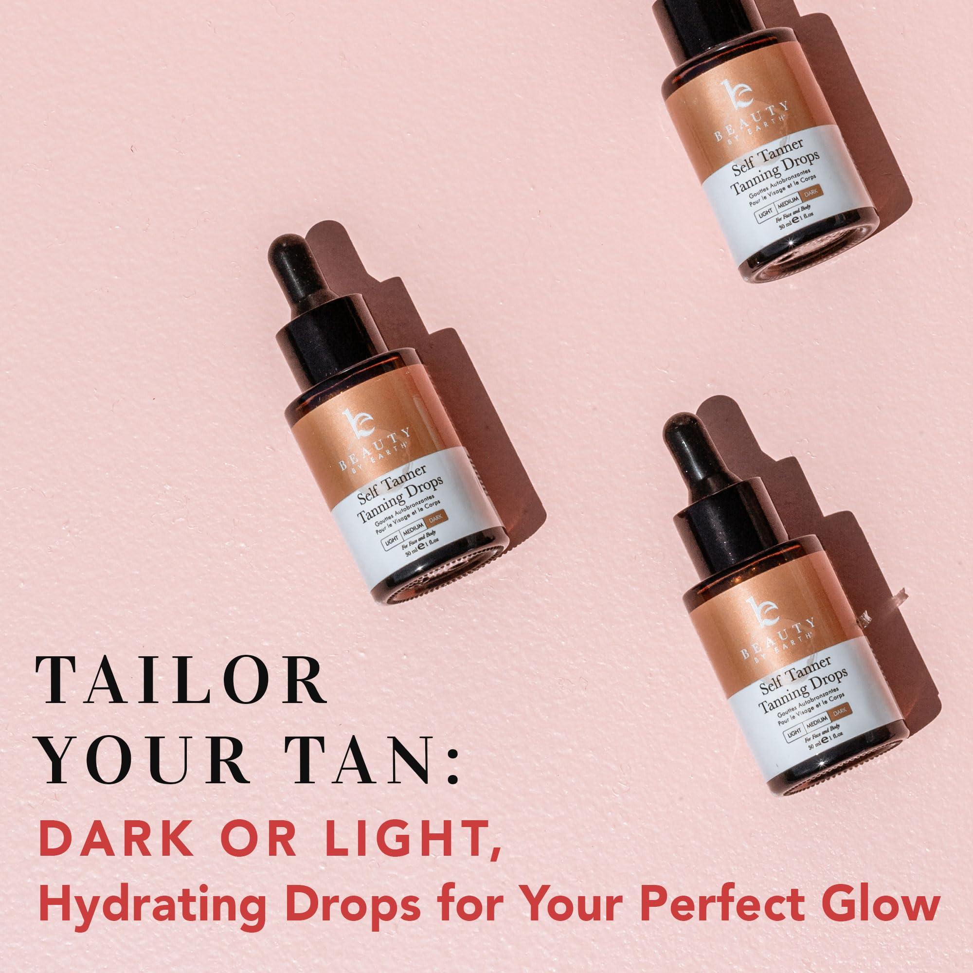 Foto 5 | Gotas Autobronceadoras Beauty By Earth Ultra Dark Para Rostro - Venta Internacional.