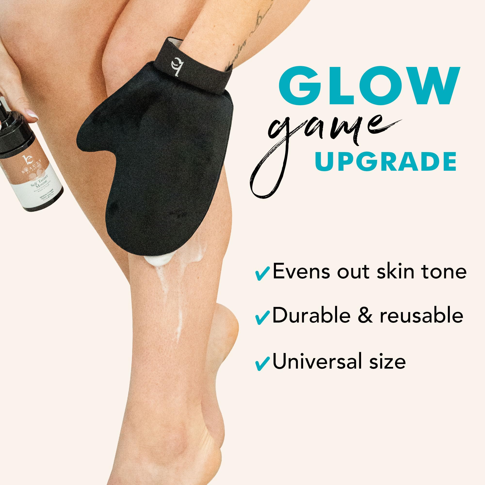 Foto 5 pulgar | Set De Guantes Bronceadores Beauty By Earth Self Tanner Con Exfoliante - Venta Internacional.