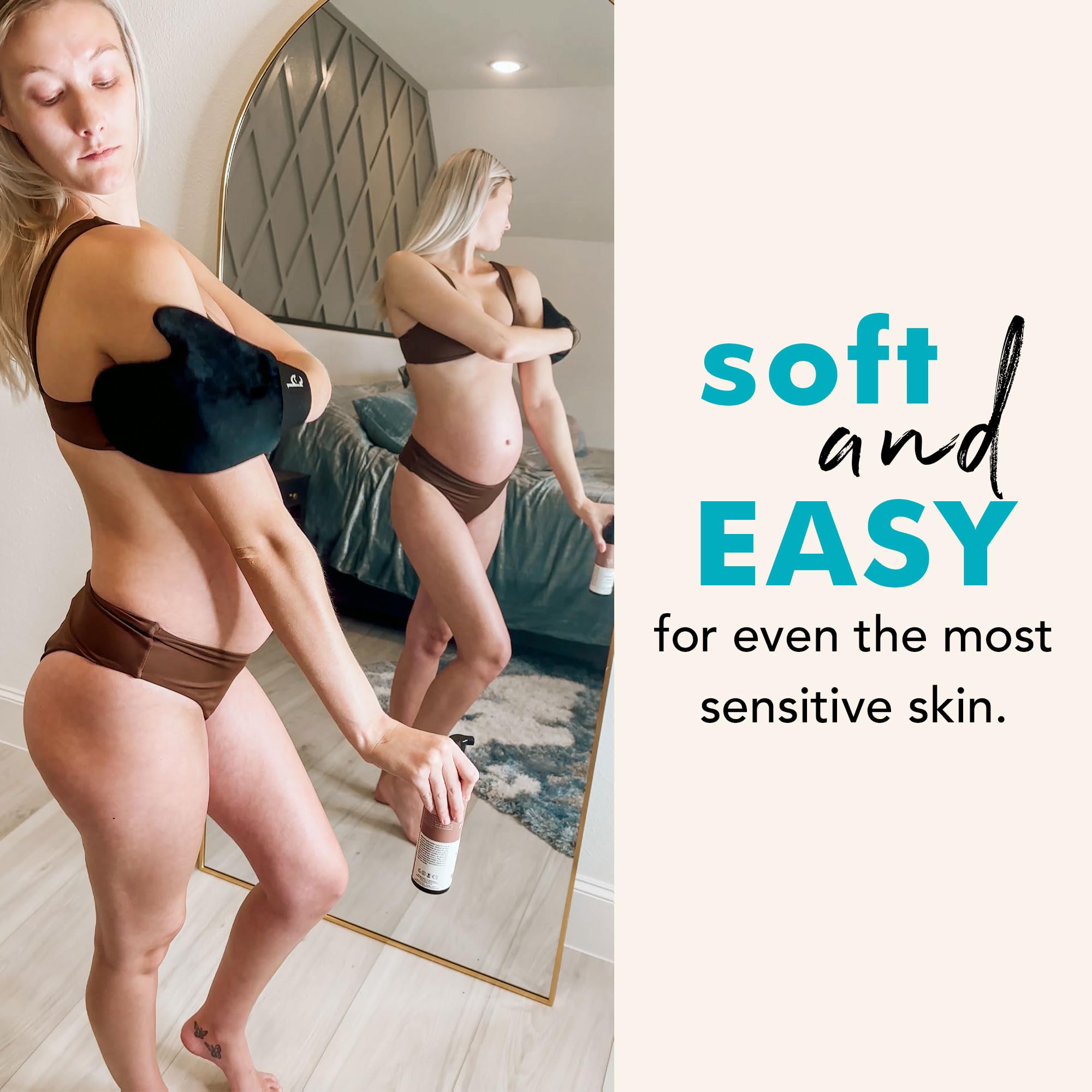 Foto 7 pulgar | Set De Guantes Bronceadores Beauty By Earth Self Tanner Con Exfoliante - Venta Internacional.