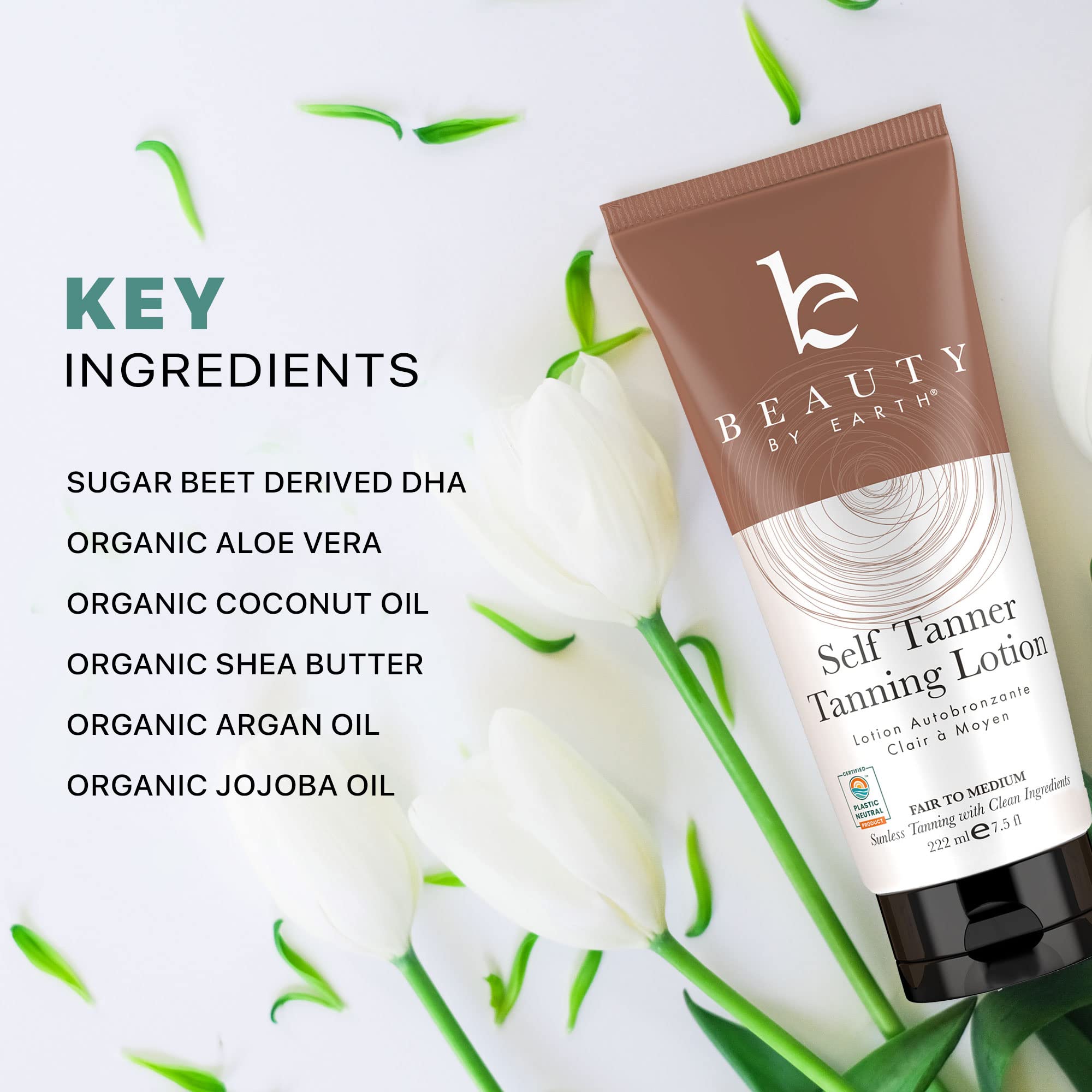 Foto 6 | Loción Bronceadora Self Tanner Beauty De Earth Natural Organic - Venta Internacional.