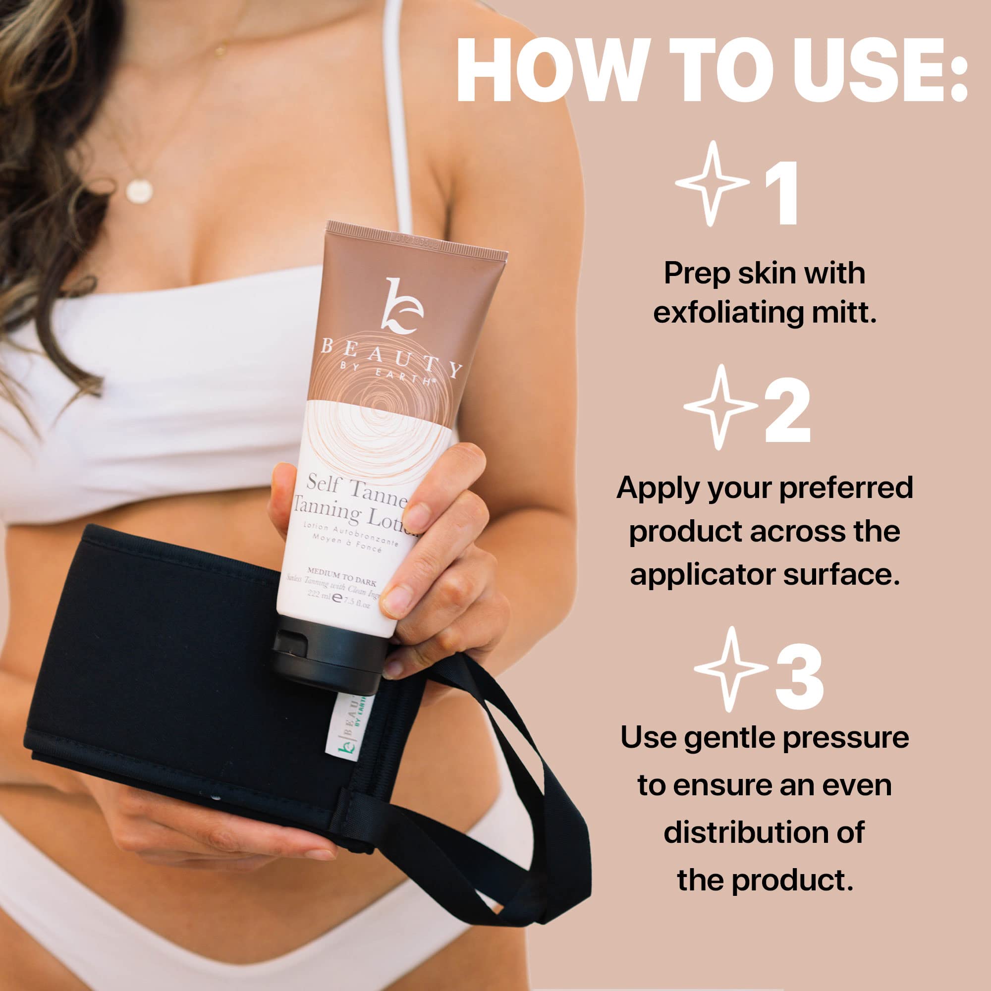 Foto 6 pulgar | Aplicador Autobronceador Beauty By Earth Ultra Soft - Venta Internacional.