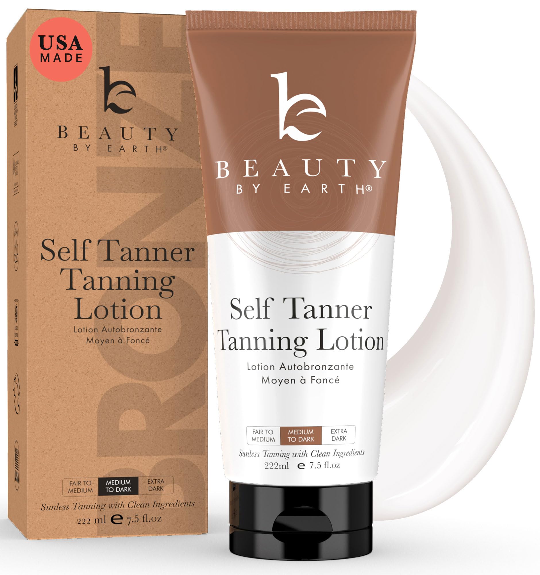 Foto 1 | Autobronceador Beauty De Earth Natural Organic De Color Medio A Oscuro - Venta Internacional.