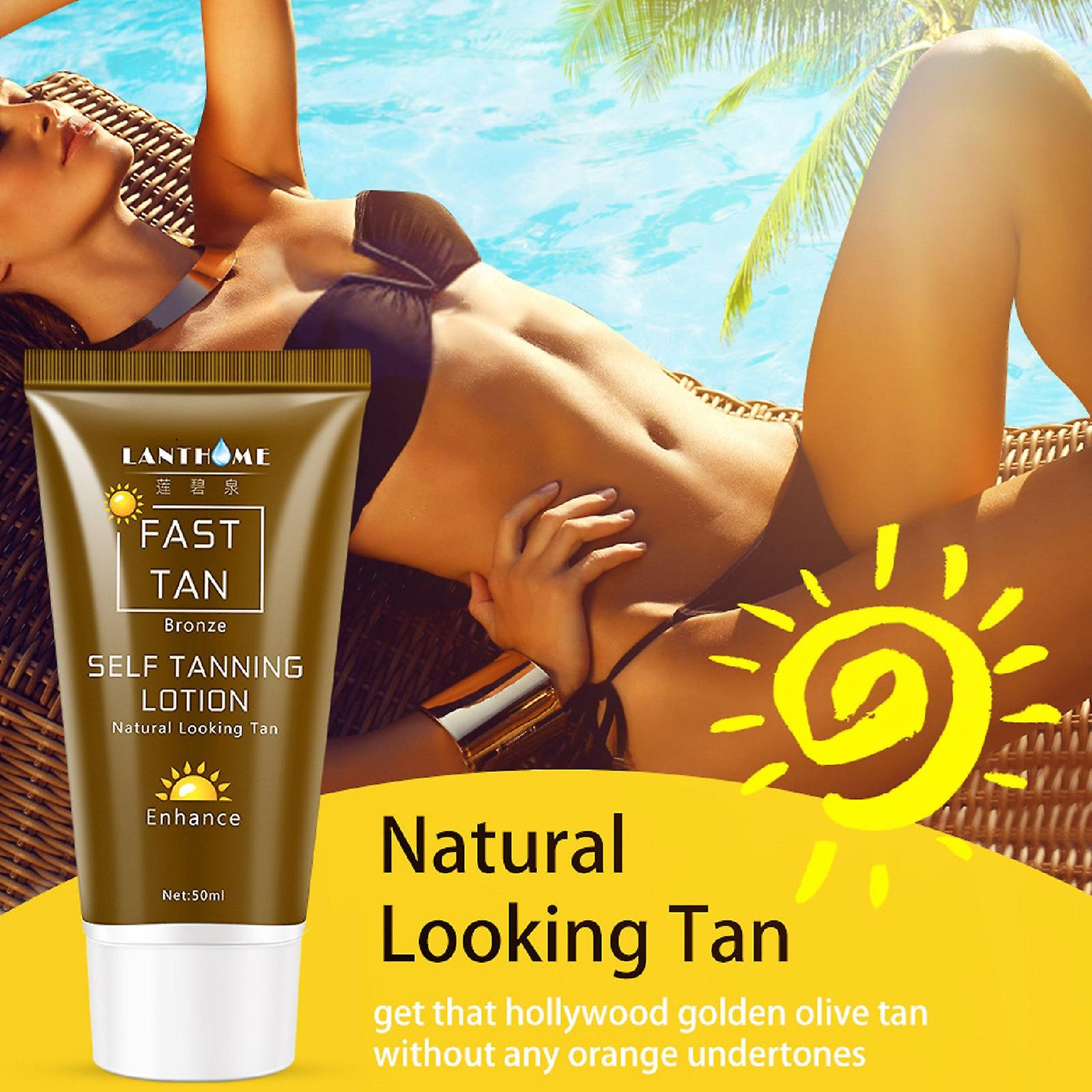 Foto 3 pulgar | Crema Bronceadora Corporal Huoguo Nutre La Piel Sin Sol 100 Ml - Venta Internacional.