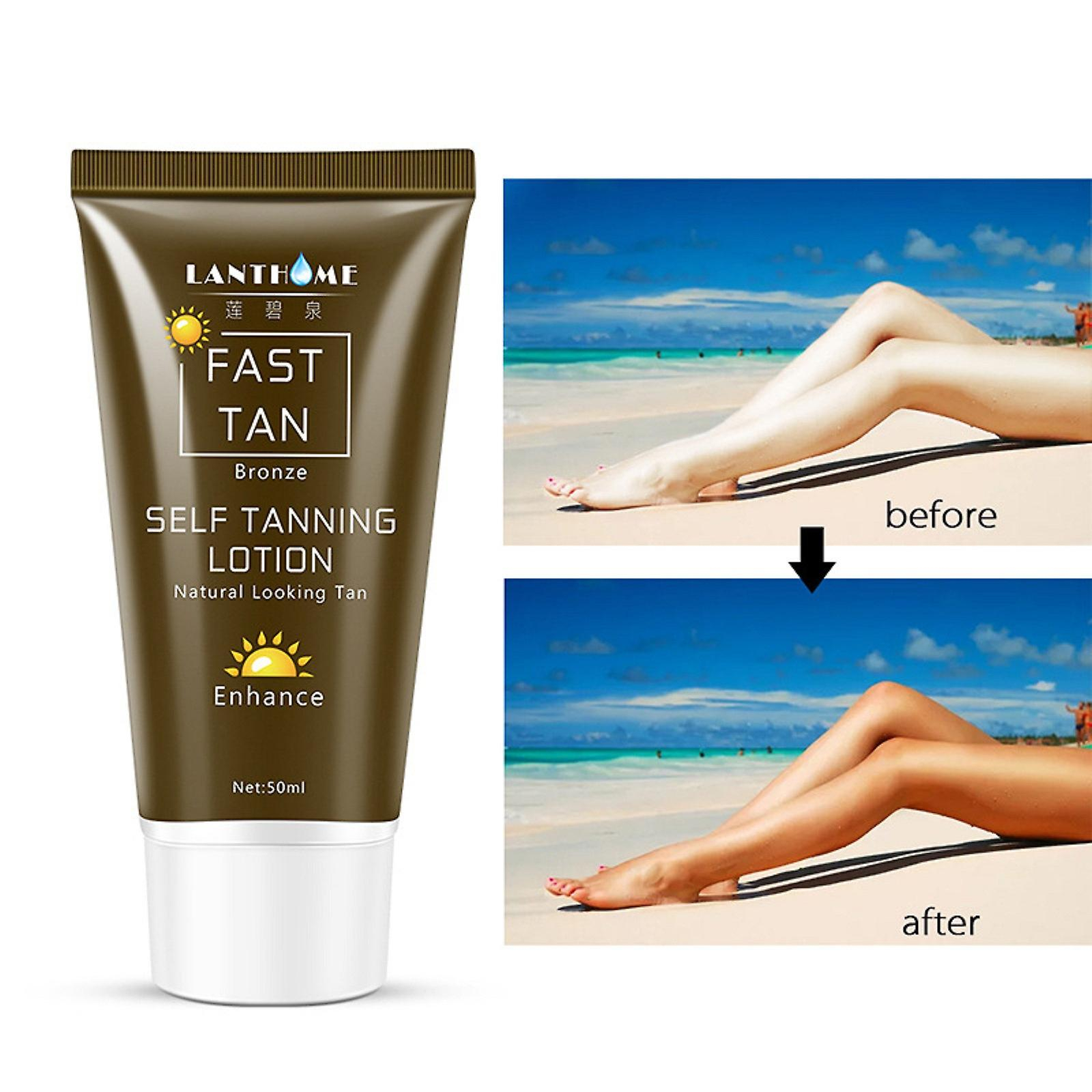 Foto 4 pulgar | Crema Bronceadora Corporal Huoguo Nutre La Piel Sin Sol 100 Ml - Venta Internacional.