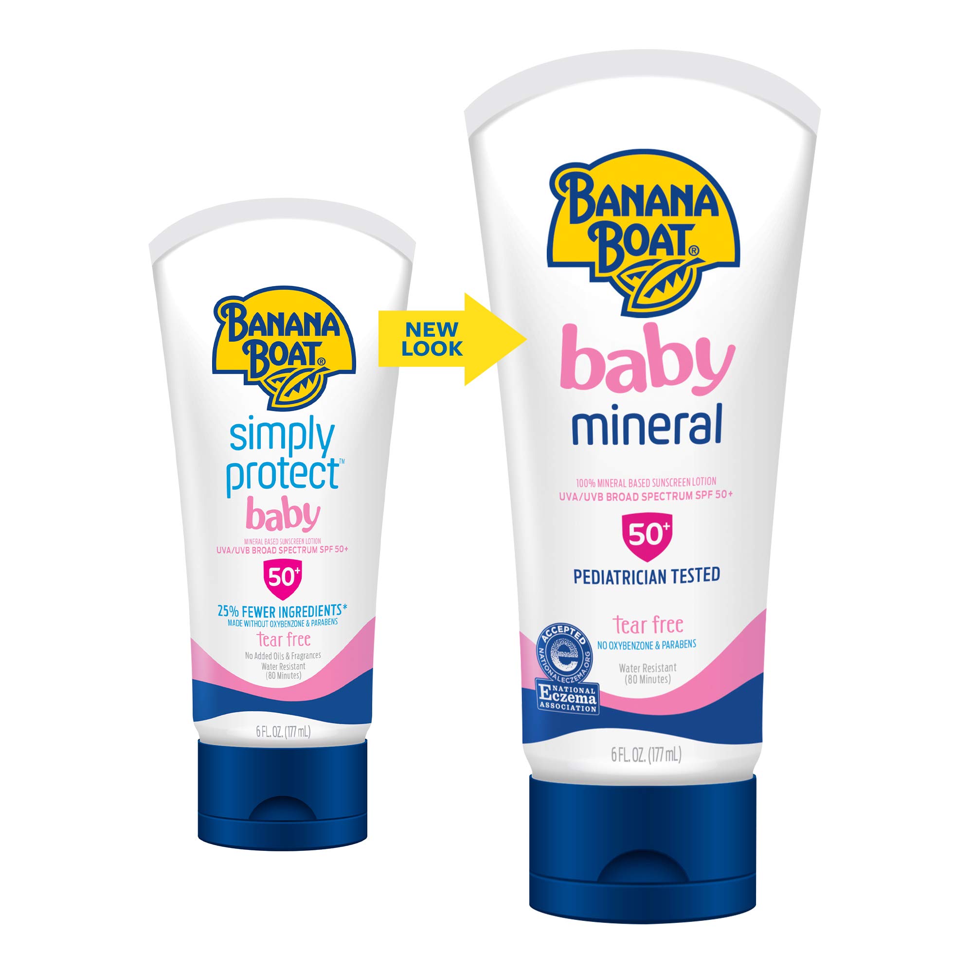 Foto 4 pulgar | Loción De Protección Solar Banana Boat 100% Mineral Spf 50 Baby 177 Ml - Venta Internacional.