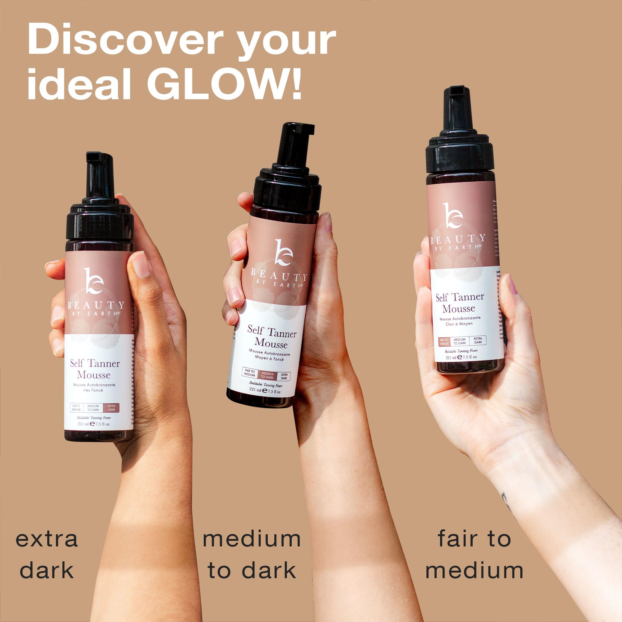 Foto 7 | Mousse Autobronceadora Beauty De Earth Ultra Dark - Venta Internacional.