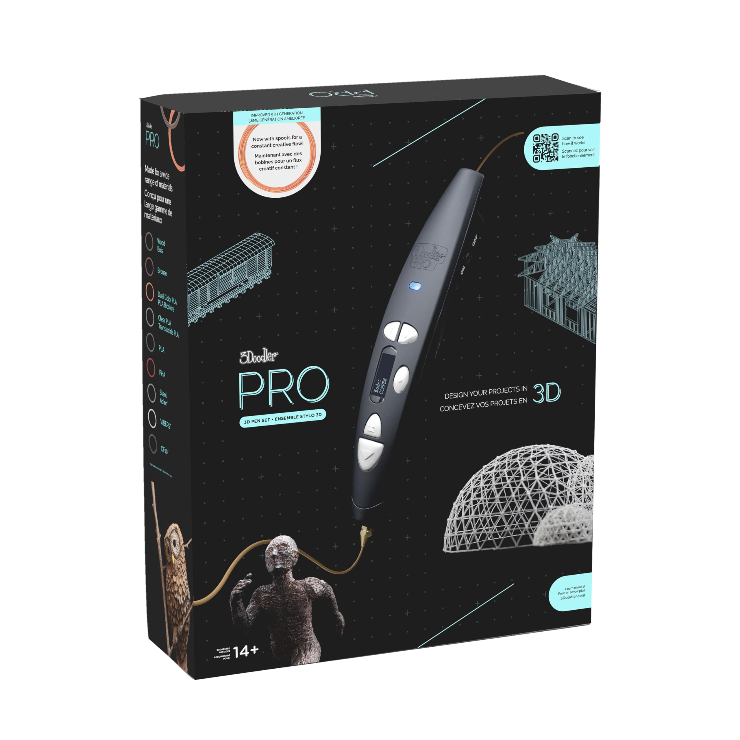Foto 1 | Pluma De Impresión 3d 3doodler Pro (2025) Diseño Y Creación De Prototipos - Venta Internacional.