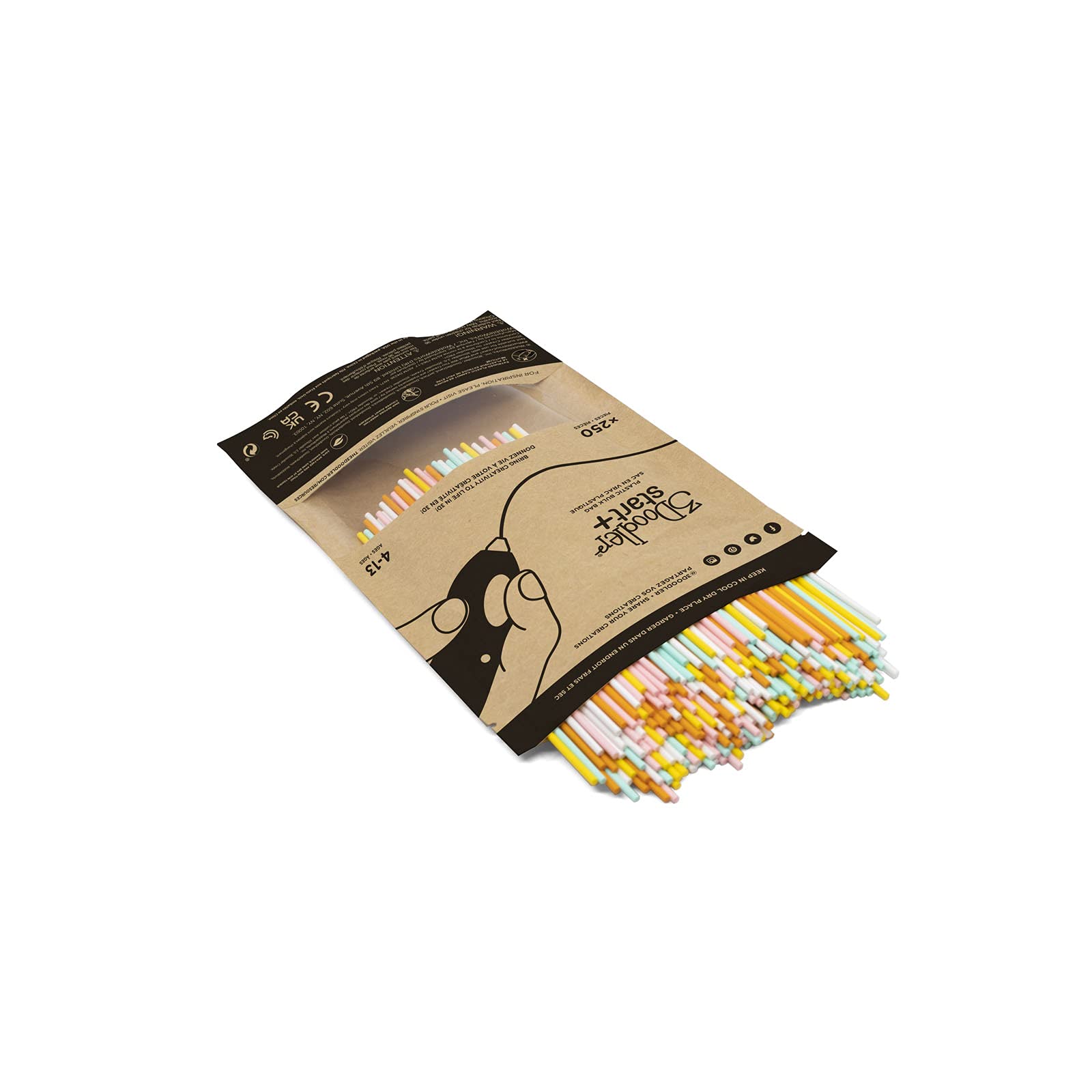 Foto 5 pulgar | Bolsa De Recarga De Filamentos Para Impresión 3d 3doodler Start Fire & Ice - Venta Internacional.