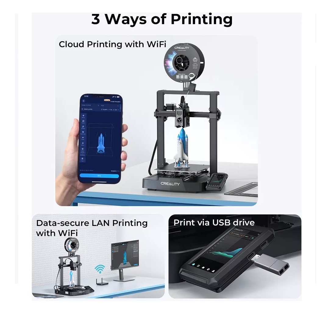 Foto 6 | Creality Ender-3 V3 Ke Impresora 3d Color Negro