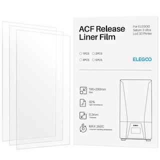 Foto 1 | Release Liner Film Elegoo Acf Para La Impresora 3d Saturn 3 Ultra Resin - Venta Internacional.