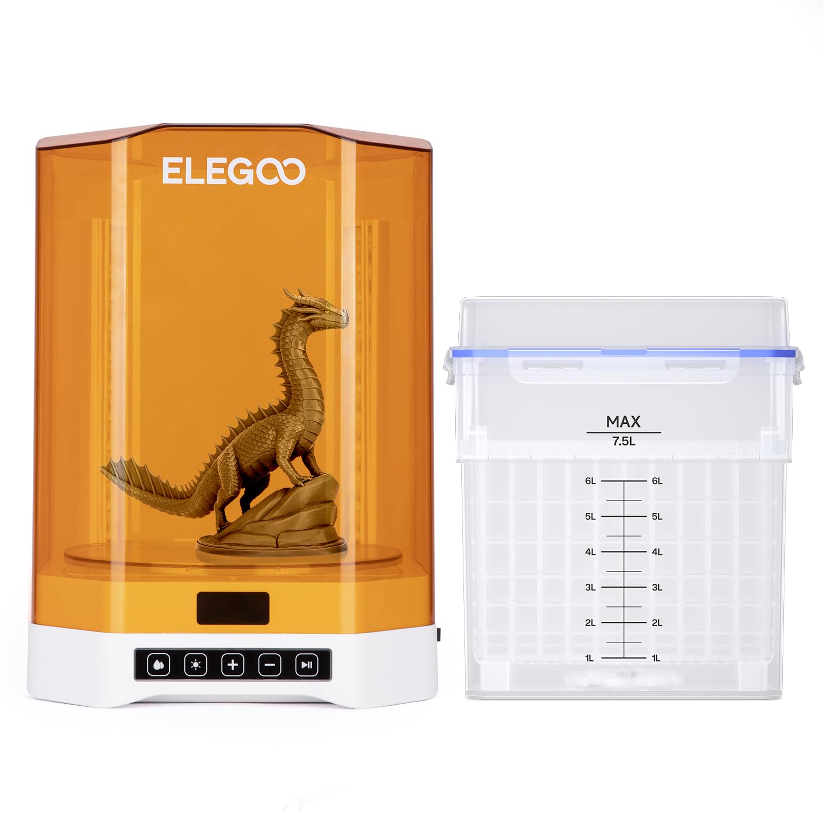 Estación De Lavado Y Curado Elegoo Mercury Plus V3.0 Con Capacidad De 7,5 Litros - Venta Internacional.