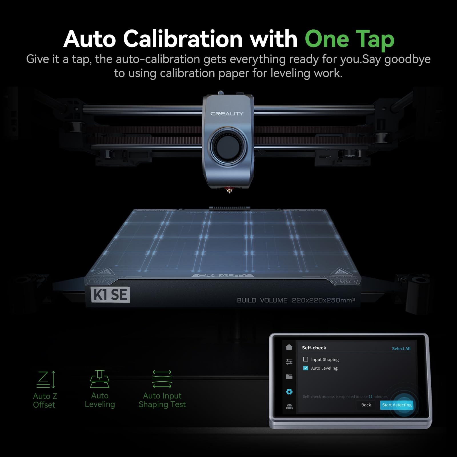 Foto 8 pulgar | Impresora 3d Creality K1 Se 2024 600 Mm/s Con Nivelación Automática - Venta Internacional.