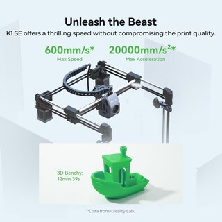 Foto 3 | Impresora 3d Creality K1 Se Completamente Ensamblada Con Nivelación Automática - Venta Internacional.