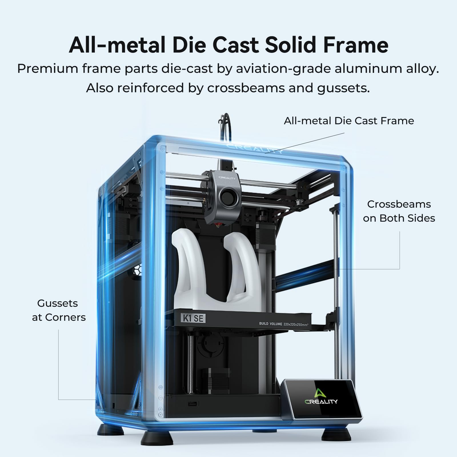 Foto 7 pulgar | Impresora 3d Creality K1 Se Completamente Ensamblada Con Nivelación Automática - Venta Internacional.