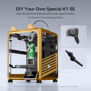 Foto 7 | Impresora 3d Creality K1 Se Completamente Ensamblada Con Nivelación Automática - Venta Internacional.