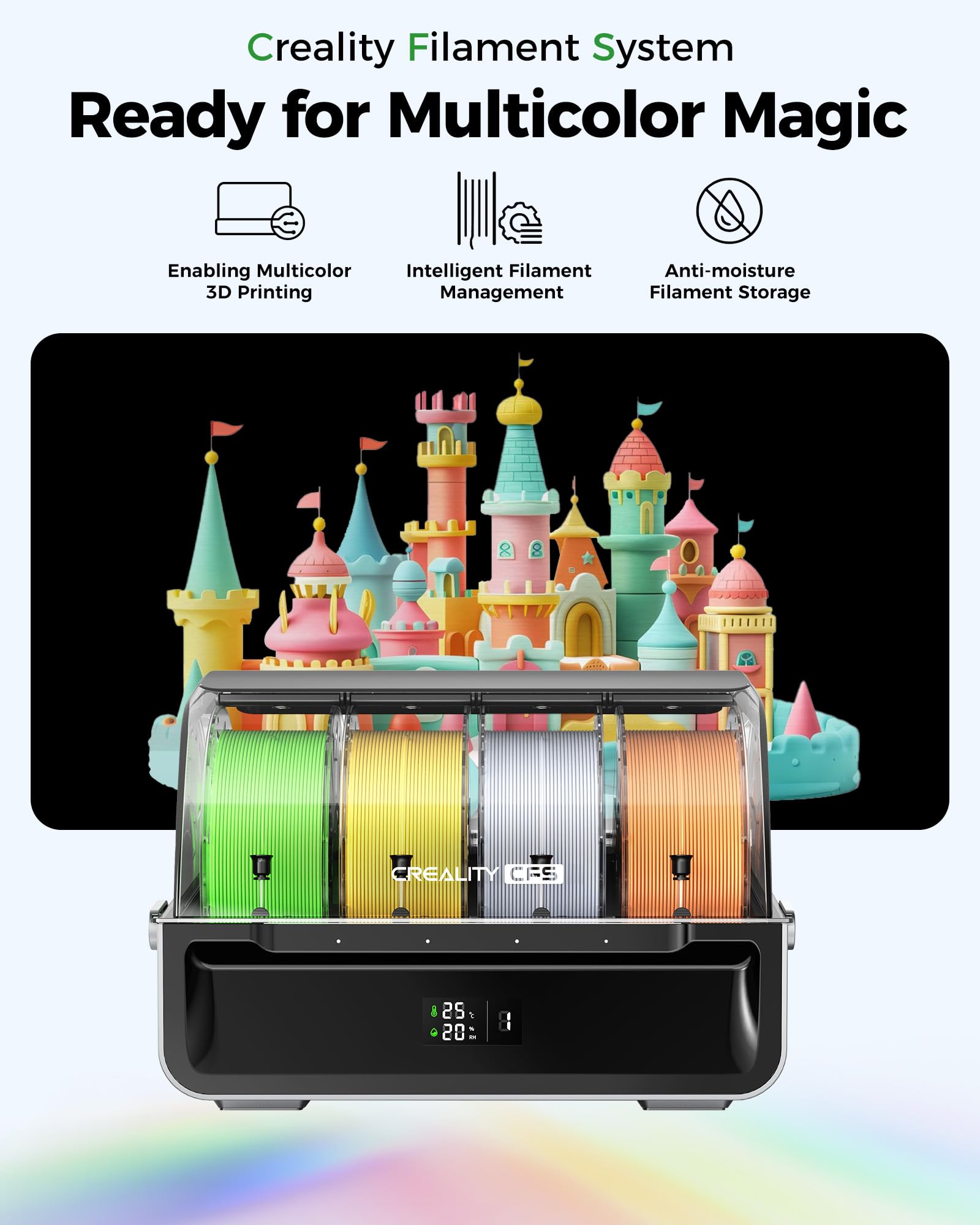 Foto 2 | Sistema De Filamento De Impresora 3d Creality Cfs Para K2 Plus - Venta Internacional.