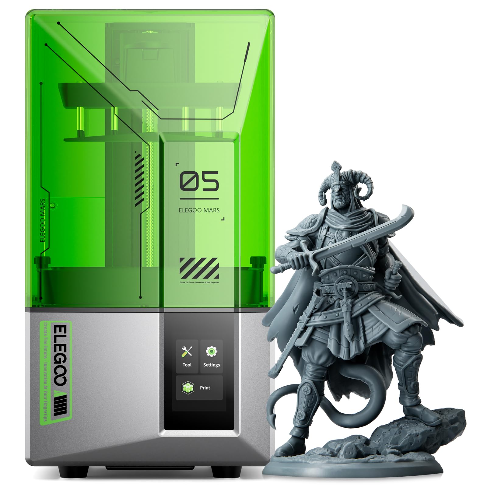 Foto 2 pulgar | Impresora 3d Elegoo Mars 5 Resin 4k Mono Lcd 5,65 X 3,53 X 5,91 Pulgadas - Venta Internacional.