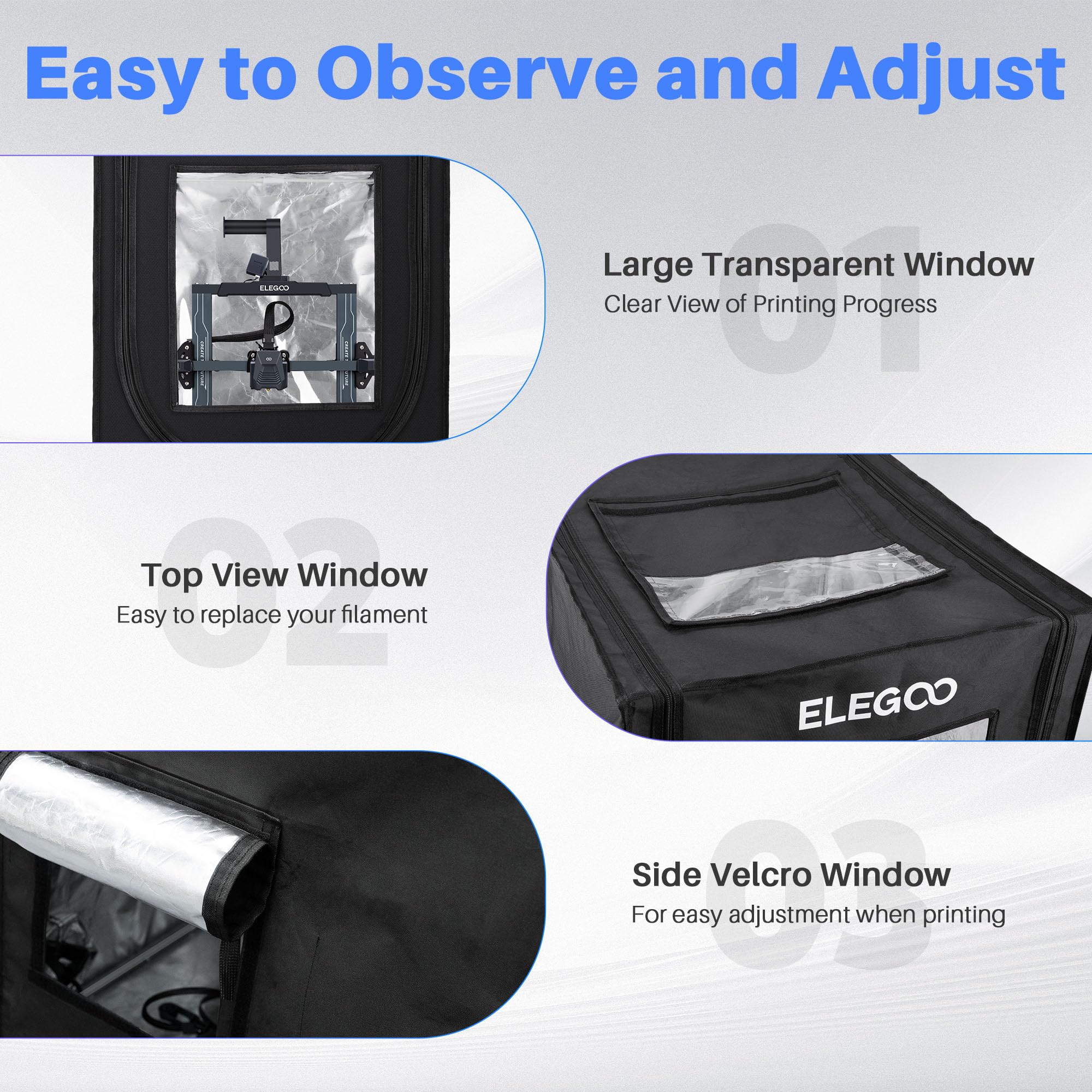 Foto 7 pulgar | Carcasa De Impresora 3d Elegoo Para Neptune 3 Pro/4/4 Pro/ender 3 - Venta Internacional.