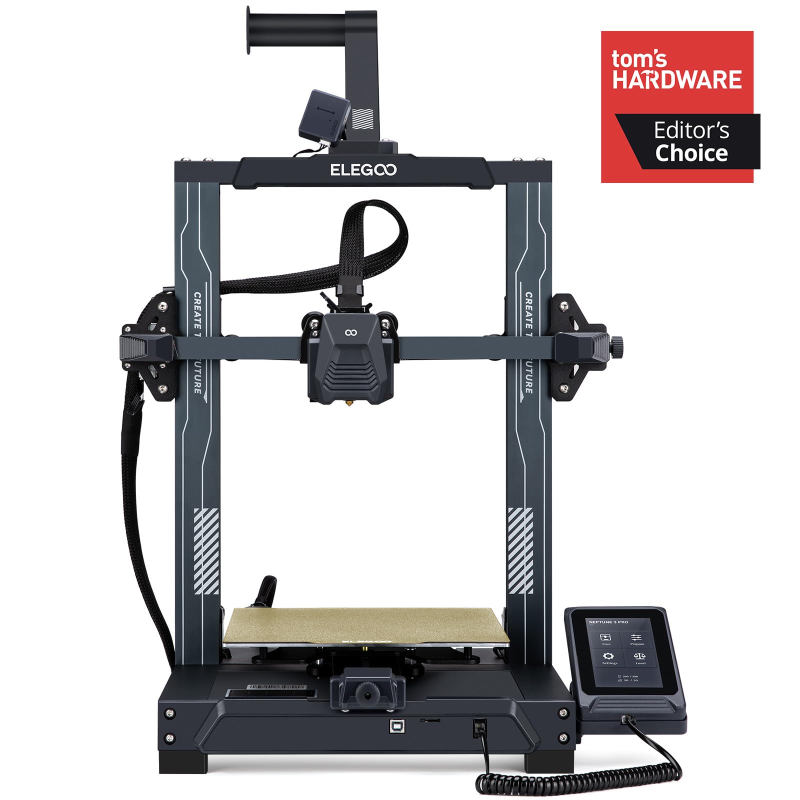Foto 3 pulgar | Impresora 3d Elegoo Neptune 3 Pro Fdm Con Nivelación Automática De Cama 225 X 225 X 280 Mm - Venta Internacional.