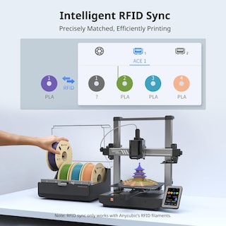 Foto 7 | Impresora 3d Anycubic Ace Pro Multicolor Con Sistema De Filamento - Venta Internacional.