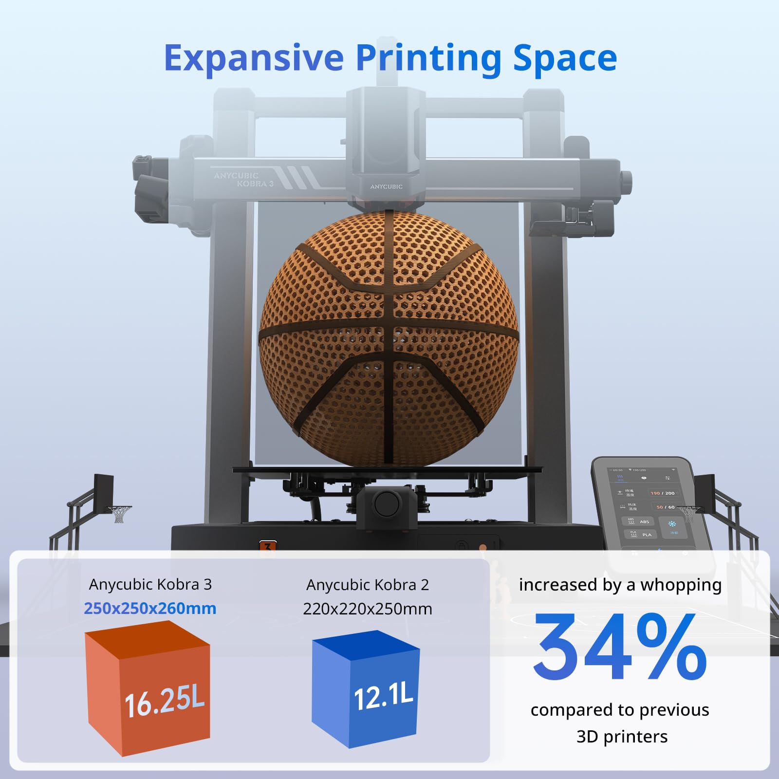 Foto 6 | Impresora 3d Anycubic Kobra 3 Velocidad Máxima De Impresión De 600 Mm/s Ace Pro - Venta Internacional.