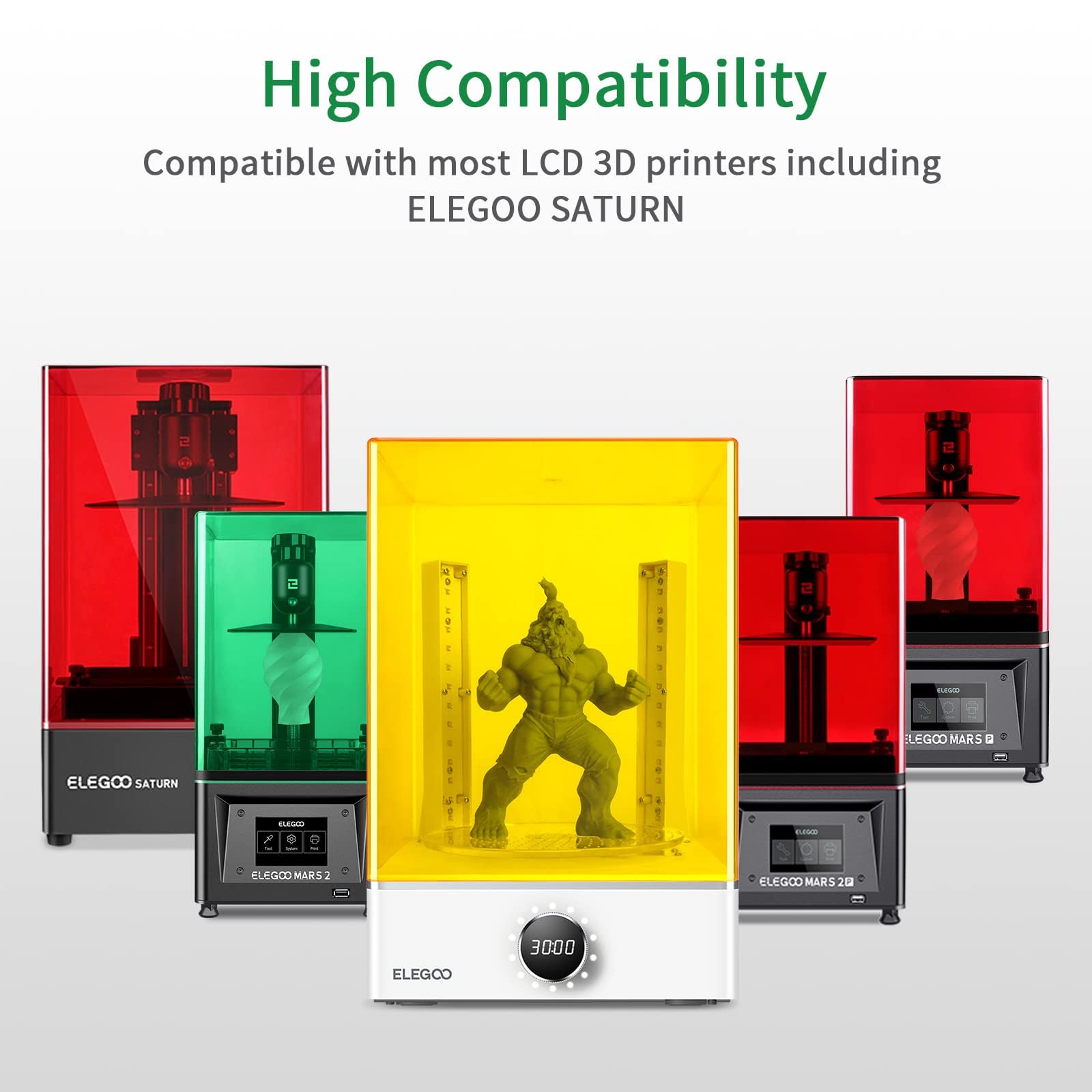 Foto 8 pulgar | Estación De Lavado Y Curado Elegoo Mercury X Bundle Para Impresión 3d - Venta Internacional.
