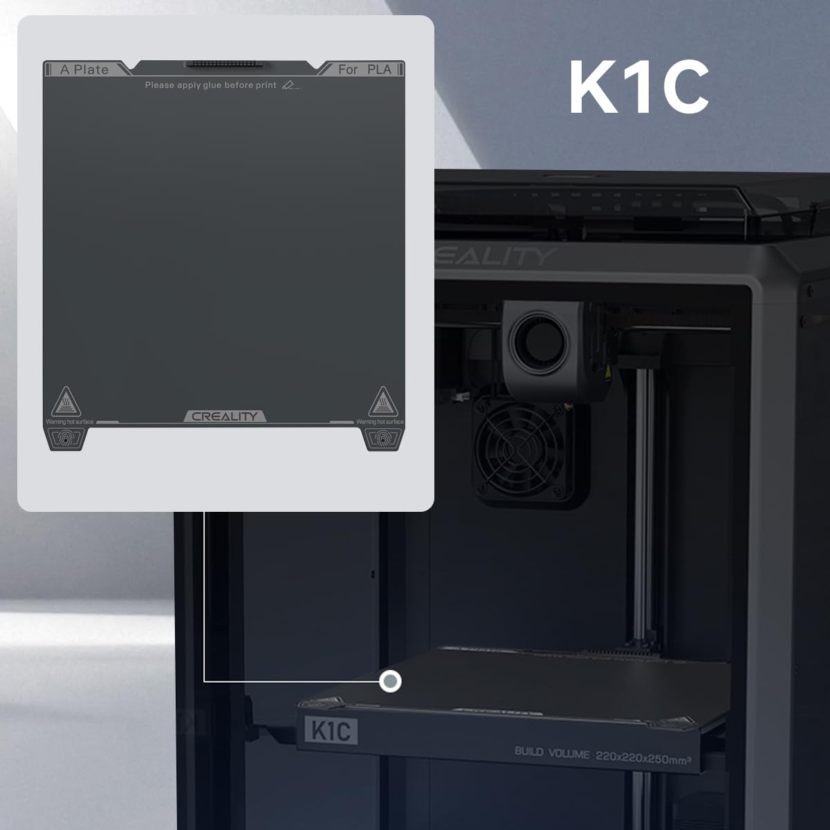 Foto 8 pulgar | Placa De Construcción Pei De 235 X 235 Mm Para Ender 3s1/3s1 Pro/3v2 Neo - Venta Internacional.
