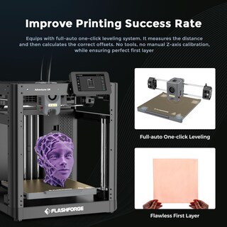 Foto 3 | Impresora 3d Flashforge Adventurer 5m Con Nivelación Automática 280°c - Venta Internacional.