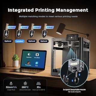 Foto 6 | Impresora 3d Flashforge Adventurer 5m Con Nivelación Automática 280°c - Venta Internacional.