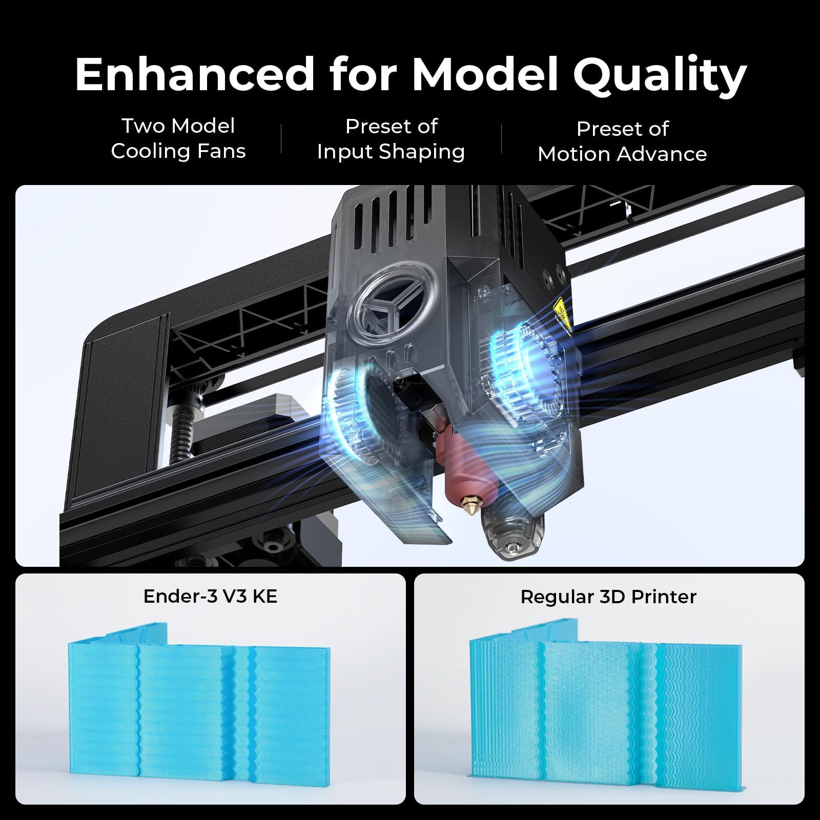 Foto 6 pulgar | Impresora 3d Creality Ender 3 V3 Ke Con Velocidad Mejorada De 500 Mm/s - Venta Internacional.